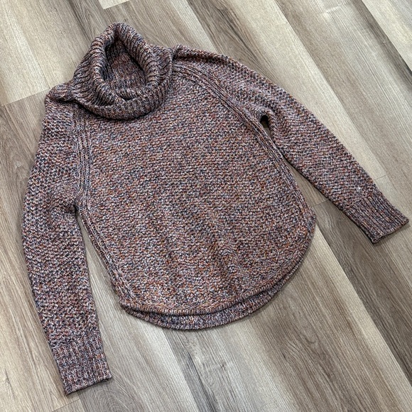 PRANA Callisto Sweater in Dark Maeve Wool Knit Turtleneck Pullover Size Small - Picture 2 of 9